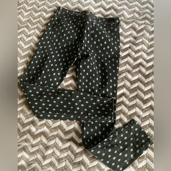 PAIGE Teal Diamond Gray Black stone wash Verdugo Ultra Skinny Jeans size… - Picture 2 of 7